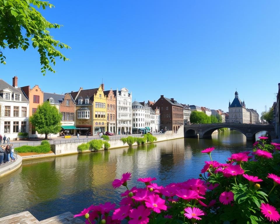 Bezienswaardigheden langs Leie Gent