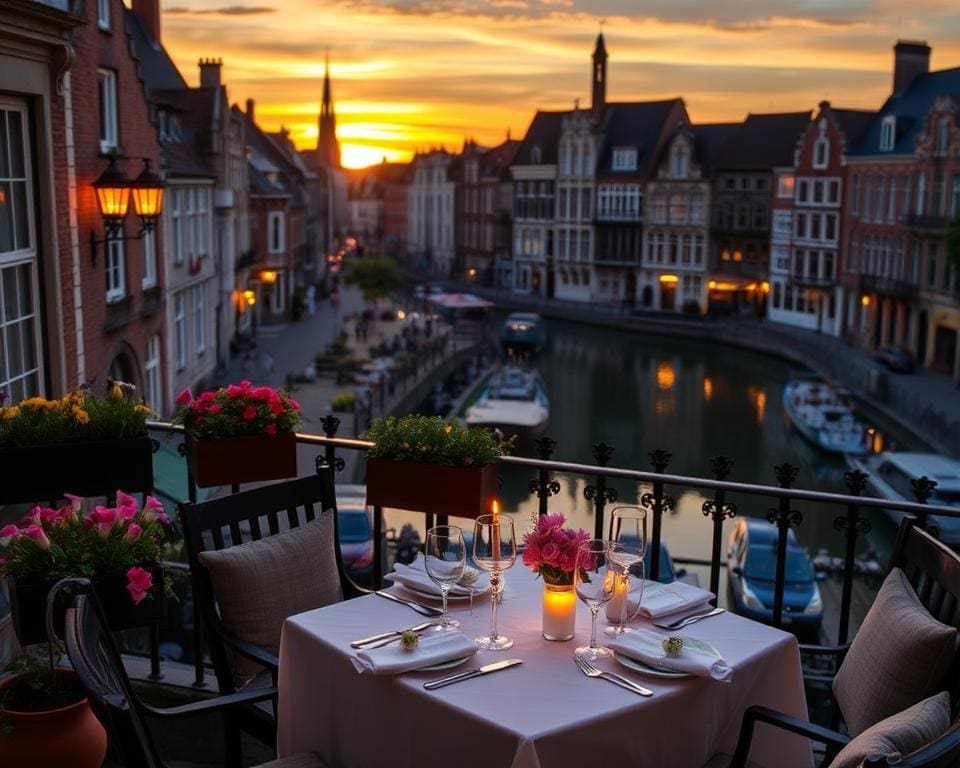 De beste plekken voor een romantisch diner in Gent