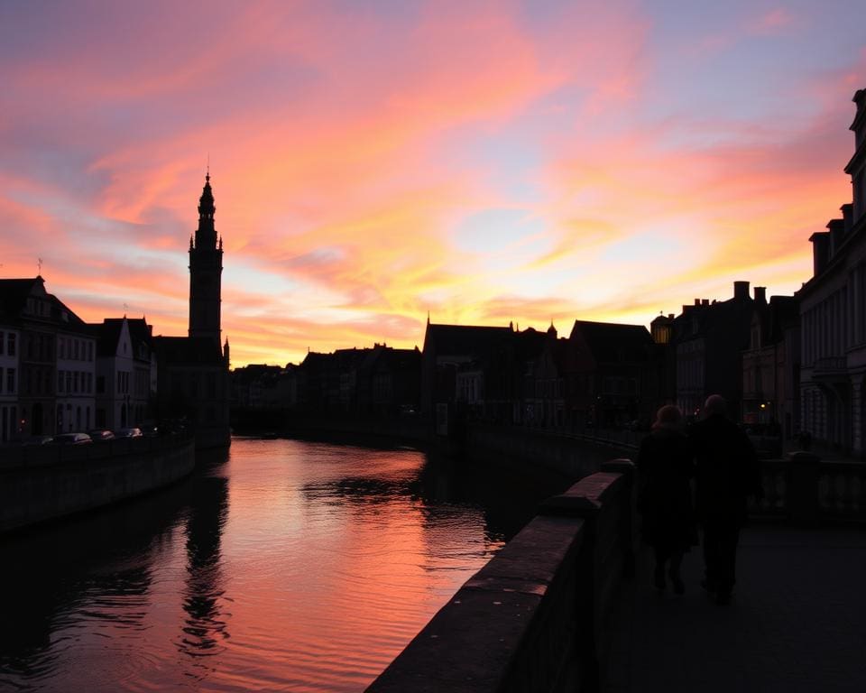 De mooiste zonsondergang-spot in Gent