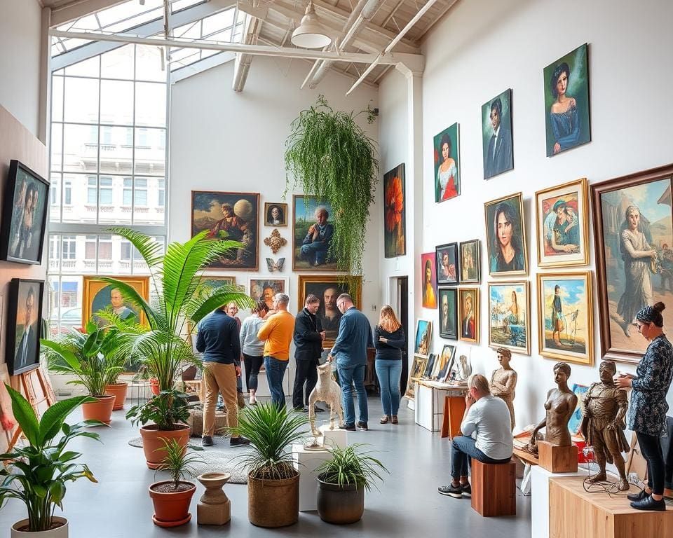 Kunstgalerieën en ateliers in Gent om te bezoeken