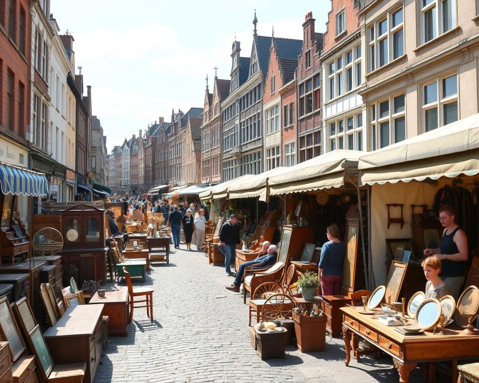 Rommelmarkten en antiekwinkels in Gent ontdekken