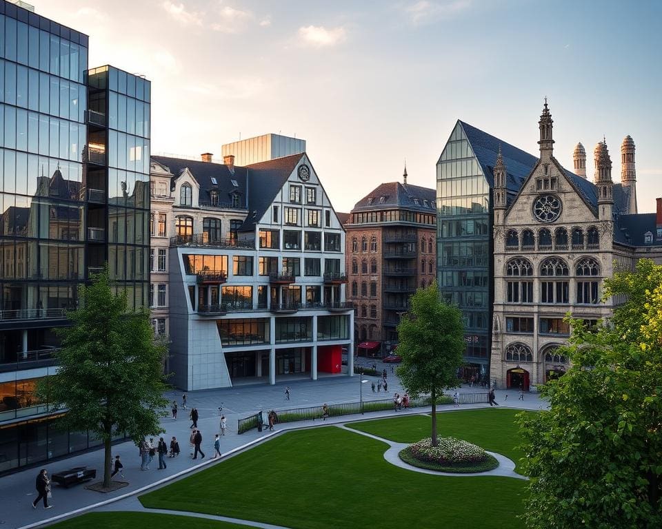 Unieke architectuur: Moderne gebouwen in historisch Gent