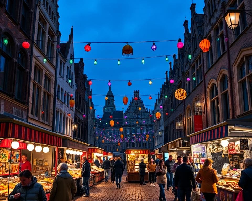 Verken de nachtmarkten van Gent: Sfeer en lekkernijen