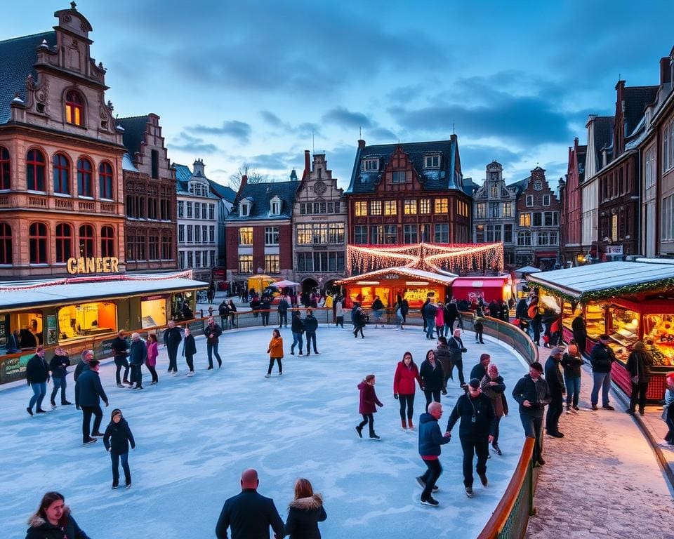 Winter in Gent: Schaatsbanen en Wintermarkten